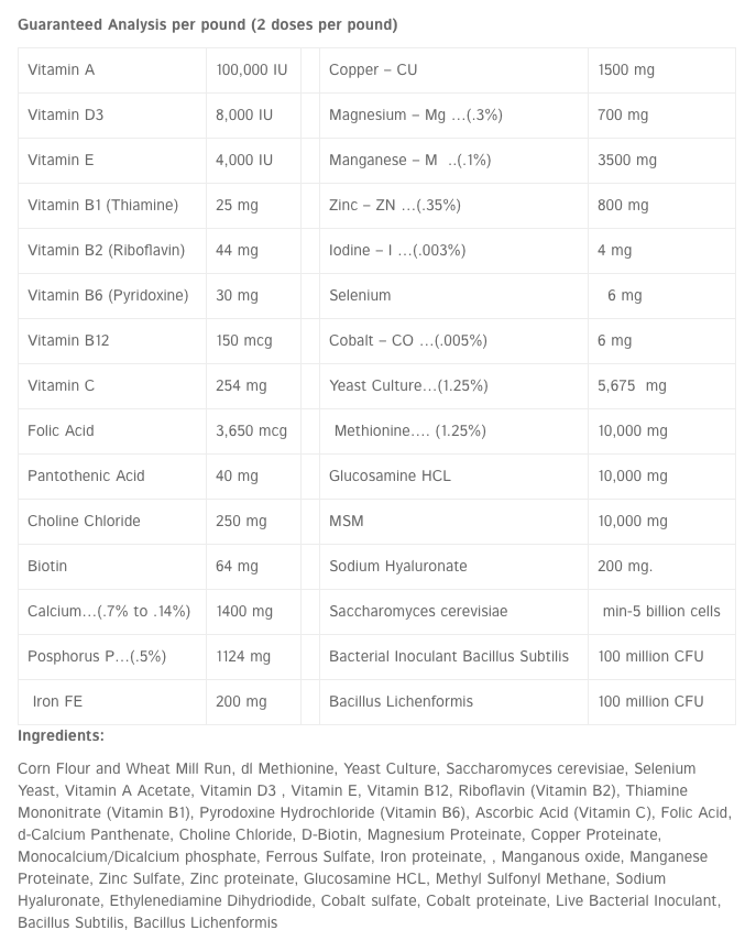 Horse Guard Trifecta 4 in 1 Complete Equine Supplement