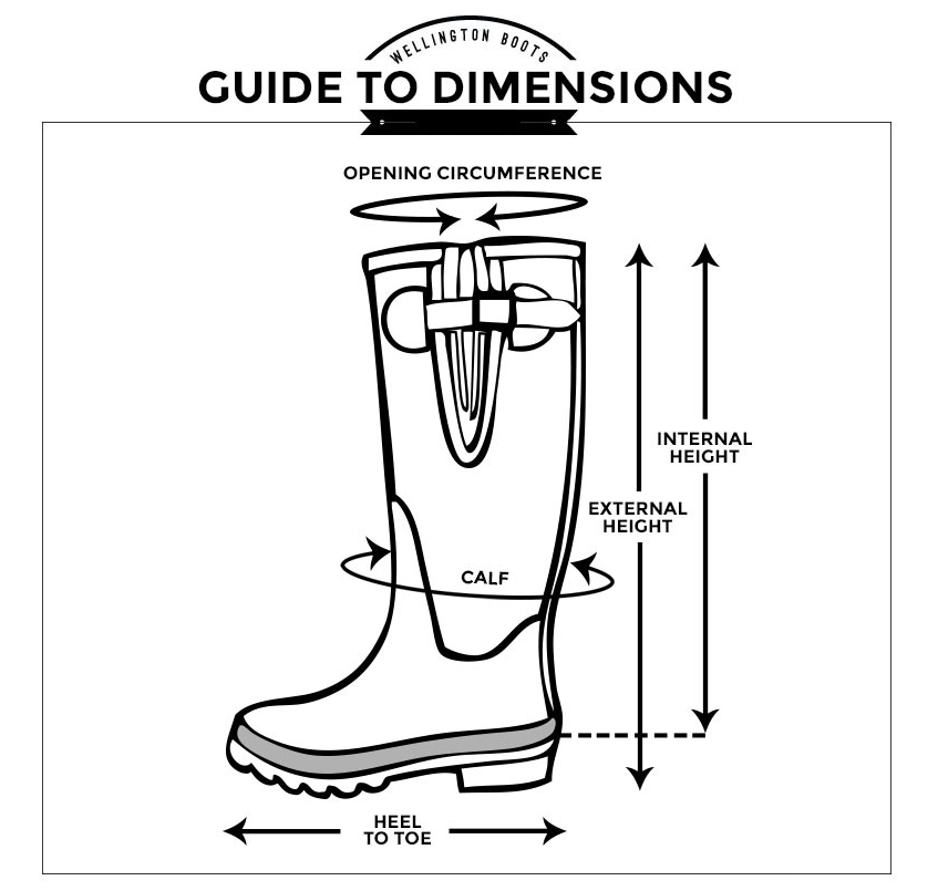 RockFish Original Wellies Rubber Rain Boots Navy