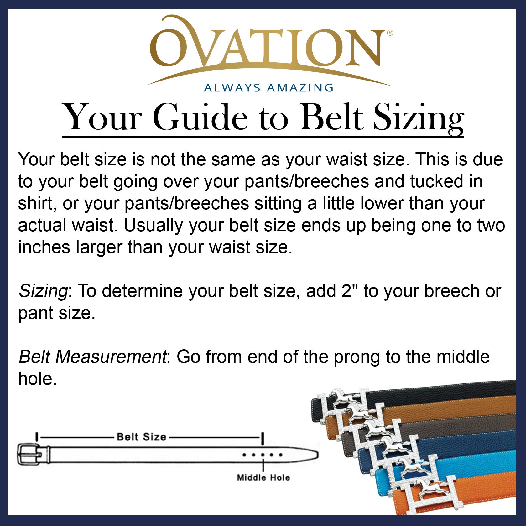 Belt Sizing Guide: Determine The Perfect Belt Fit