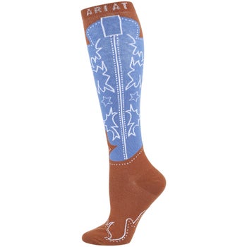 western sock booties