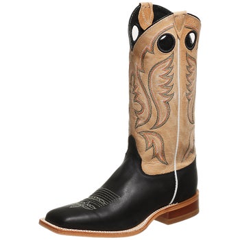 justin bent rail black boots