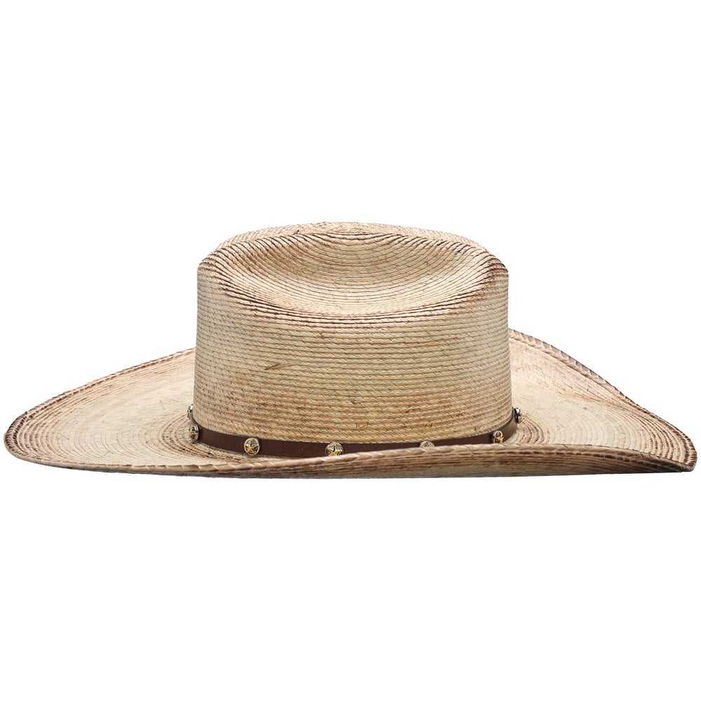 Ariat Fired Palm Concho Banded Straw Cowboy Hat