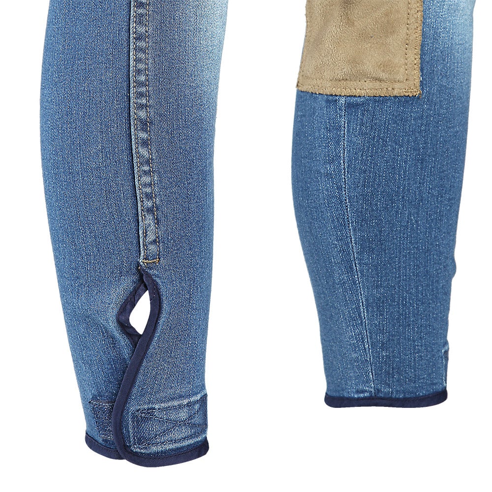Goode Rider Kneepatch Rider Denim Jeans Breeches