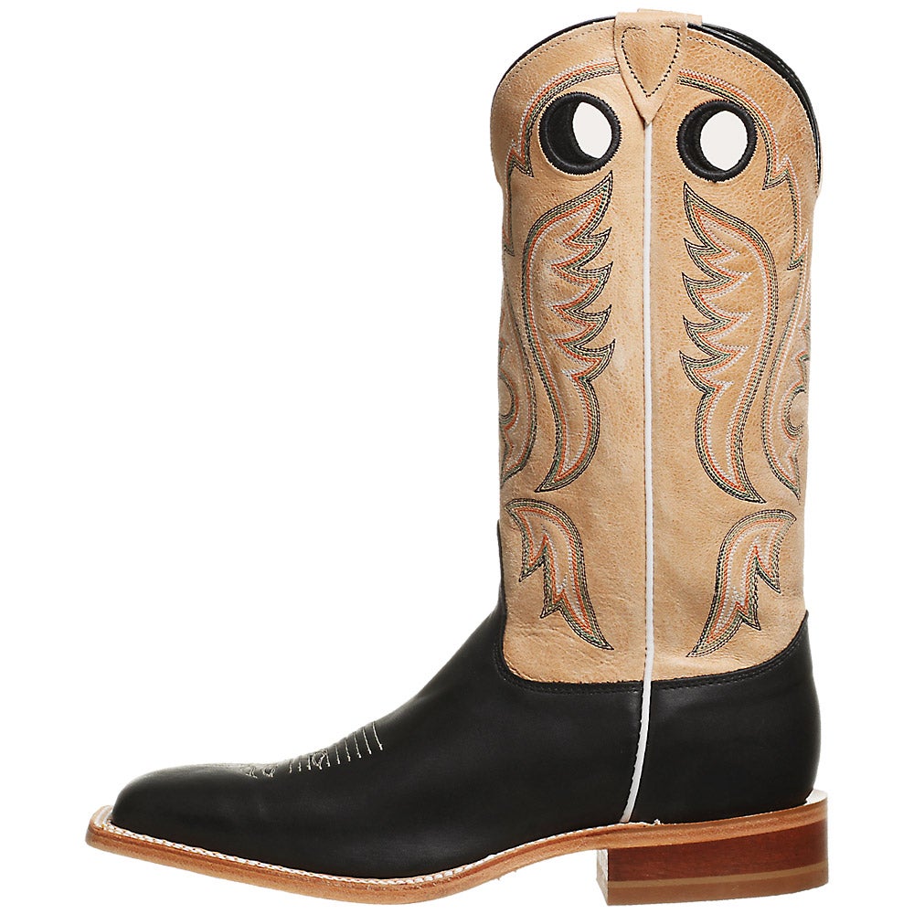 justin bent rail black boots