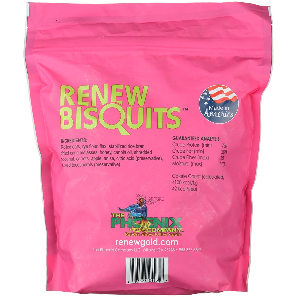 Renew Gold BisQuits All Natural Supplement Horse Treats
