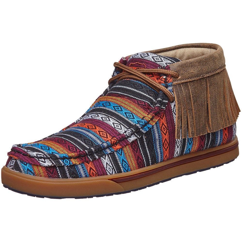 twisted x fringe moccasins