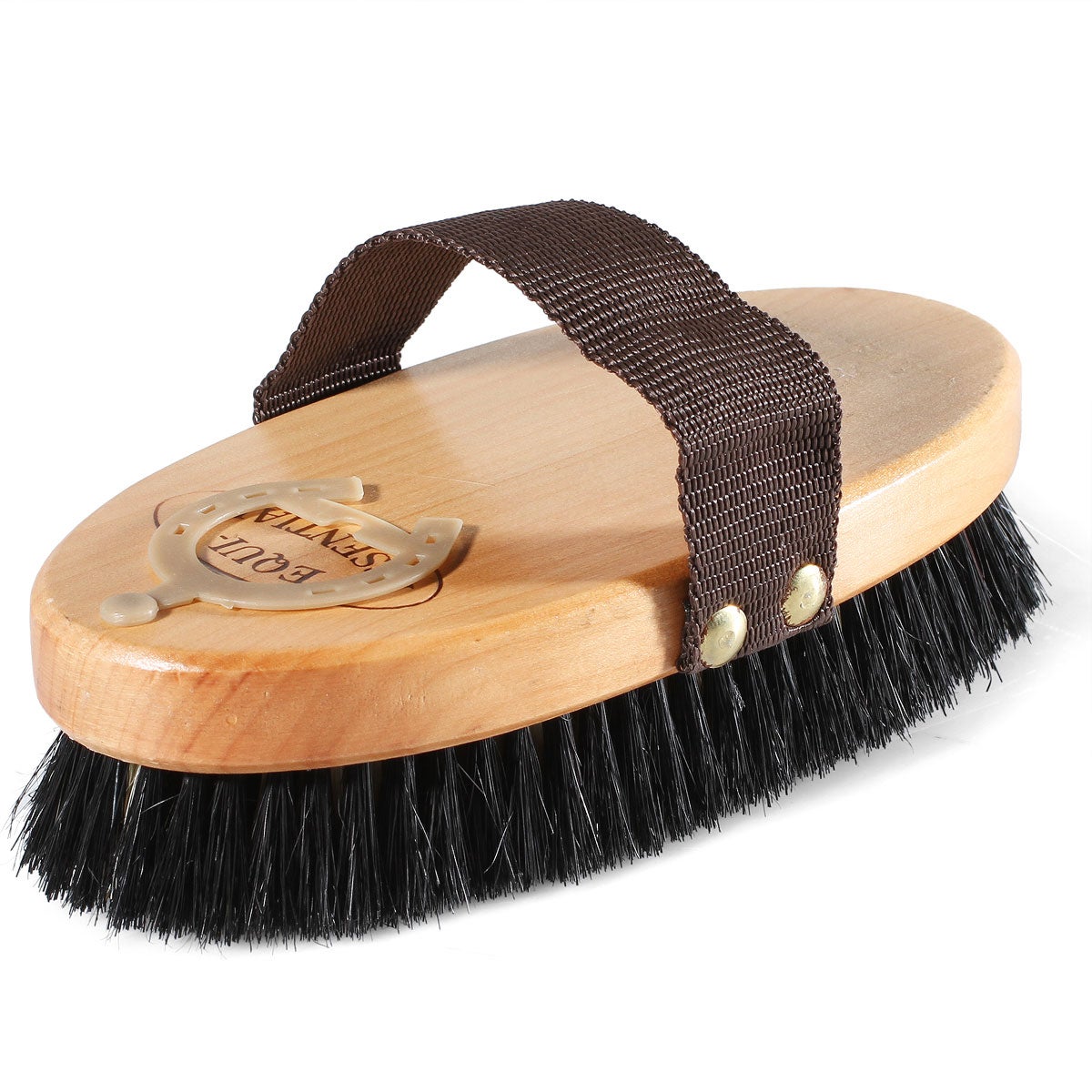 Wood Back Pig Bristle Body Brush