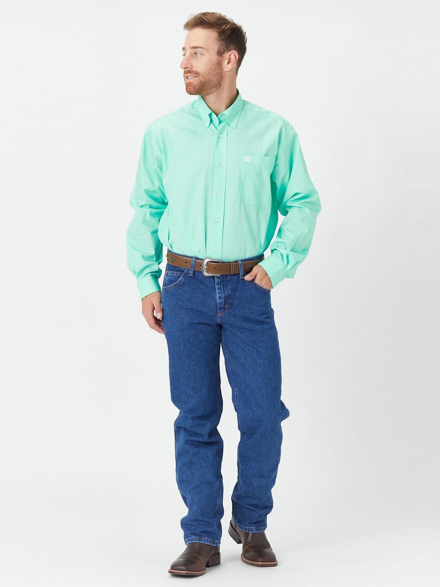 Wrangler Men's Premium Performance Cowboy Cut Dk Jeans