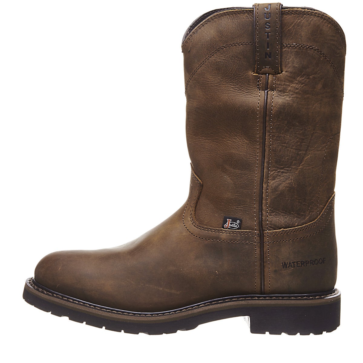 Justin Men's Drywall Waterproof Pull On Work Boots 360° View