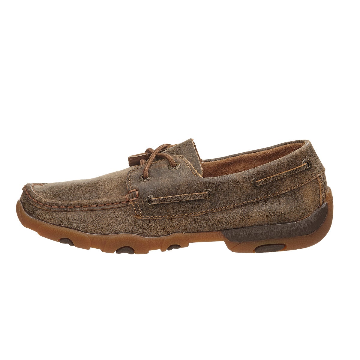 Twisted X Women's Bomber Leather Driving Moccasins 360° View