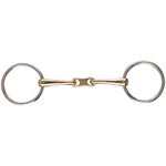 HB Beval Ring Snaffle Bits O/Link German Silver Mouth Piece 1059