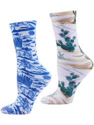Ariat Arid Landscape Crew Socks - 2 Pack