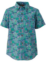 Ariat Boys' Everlast Track Cactus Short Sleeve Shirt