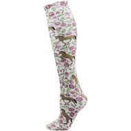 AriatTEK Ultrathin Floral Print Tall Boot Socks 