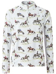 Ariat Girls' Sunstopper 2.0 1/4 Zip Baselayer Top