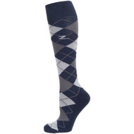 Horze Alana Checked Tall Winter Riding Socks