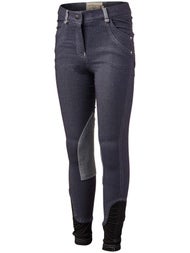 Horseware Kids' Denim Knee Patch Breeches