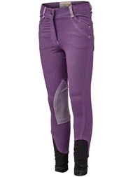 Horseware Kids' Denim Knee Patch Breeches