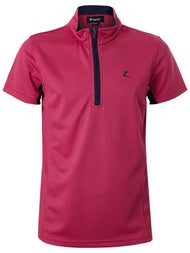 Horze Kids UV Technical 1/4 Zip Polo Top/Shirt