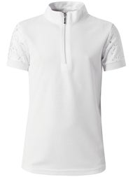 Horze Kids' Fia Short Sleeve Zip Shirt