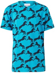Horze Kid's Micky Horse Print Organic Cotton T-Shirt