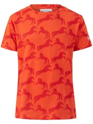 Horze Kid's Micky Horse Print Organic Cotton T-Shirt