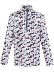 Kerrits Kids' Aire Ice Fil Long Sleeve Shirt - Print