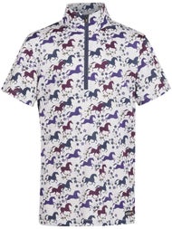 Kerrits Kids' Aire Ice Fil Short Sleeve Shirt - Print