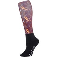LeMieux Junior Footsies Padded Knee High Autumnal Socks