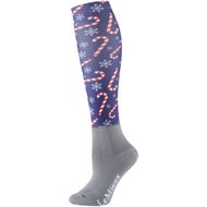 LeMieux Adult Footsies Padded Knee High Holiday Socks