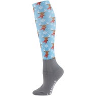 LeMieux Adult Footsies Padded Knee High Holiday Socks