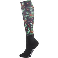 LeMieux Adult Footsies Padded Knee High Holiday Socks