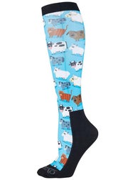 Ovation FootZees Tall Boot Knee High Socks