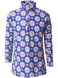 Royal Highness Child Mock Collar UV30 Zip Sun Shirt 