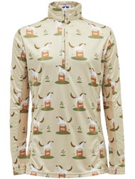 Royal Highness Child Mock Collar UV30 Zip Sun Shirt 