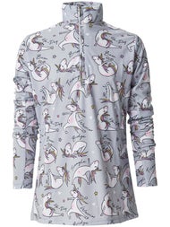 Royal Highness Child Mock Collar UV30 Zip Sun Shirt 