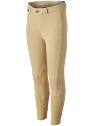 Saxon Kids Adjustable Waist Self Knee Patch Breeches