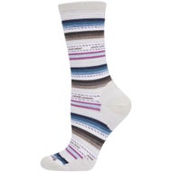 SmartWool Women's Everyday Margarita Striped Crew Socks