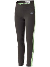TuffRider Kid's Ventilated Knee Patch Schooling Tights