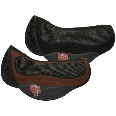 Tahoe Double Back Fleece & Wool Felt Barrel Saddle Pad - Contoured Fit For Western & Barrel Saddles
