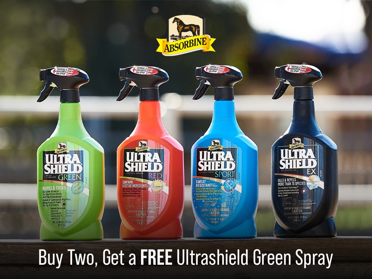  Buy Two, Get a FREE Ultrashield Green Spray 
