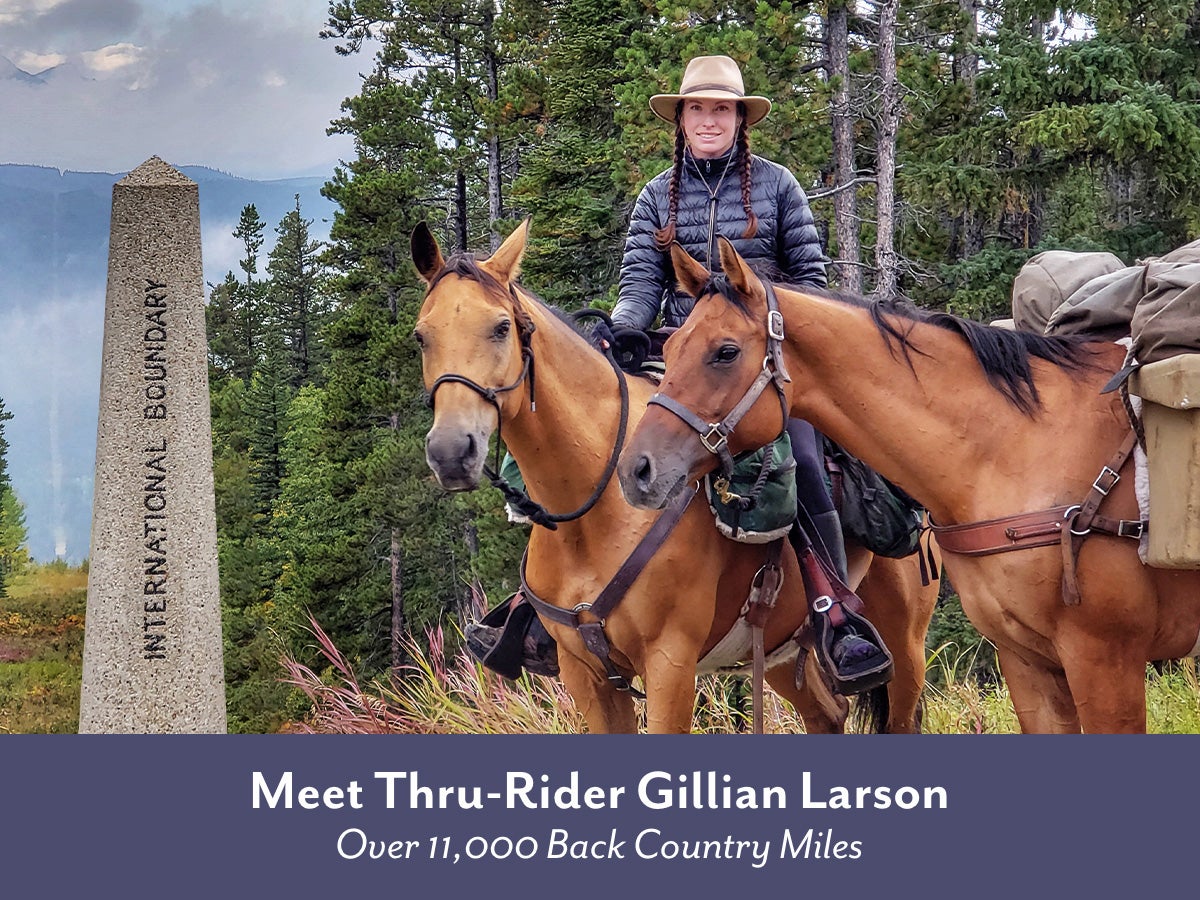  B N B W Meet Thru-Rider Gillian Larson Qver 11,000 Back Country Miles 