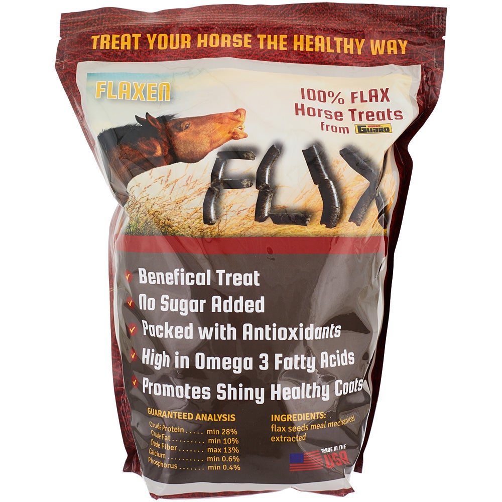 Horse Guard Flix 100 Flaxseed Omega 3 Horse Treats Riding Warehouse