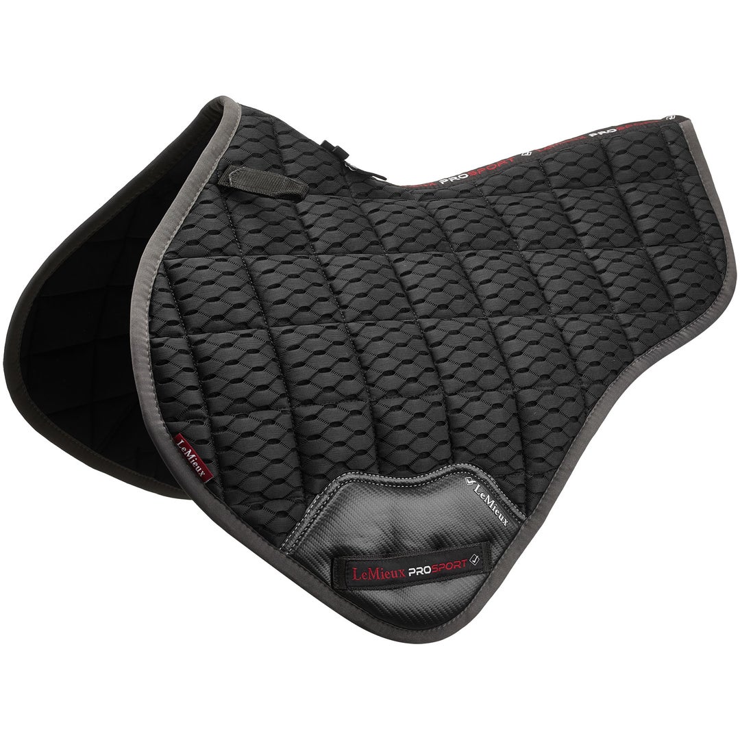 LeMieux Carbon Mesh Air Close Contact Half Square Pad Riding Warehouse