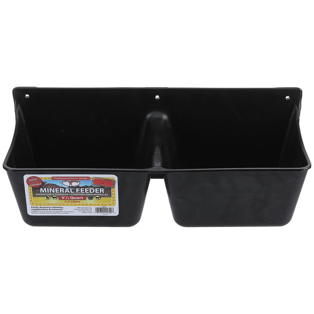 Little Giant 3.5 QT. Mineral Feeder Black Riding Warehouse