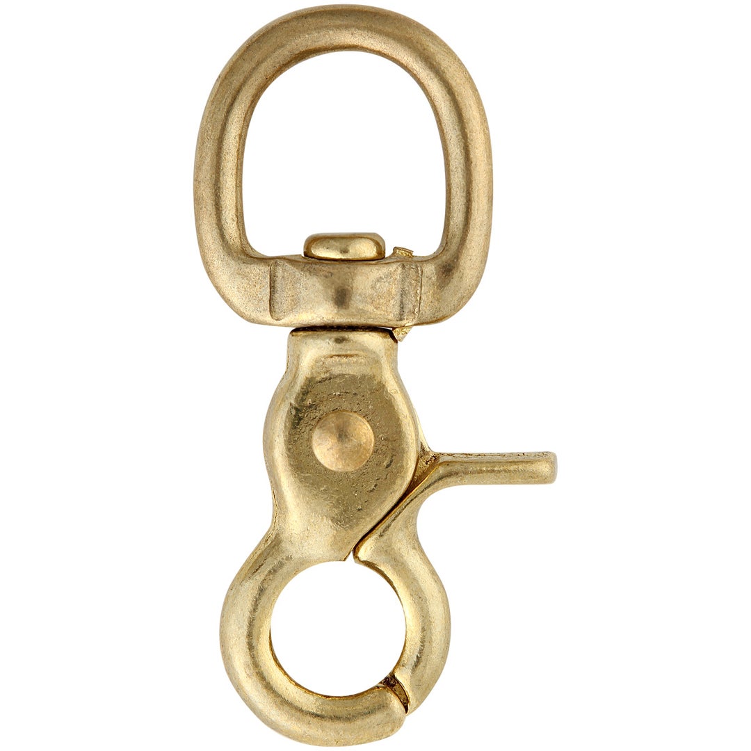 Swivel Scissor Snap Clip Brass Riding Warehouse