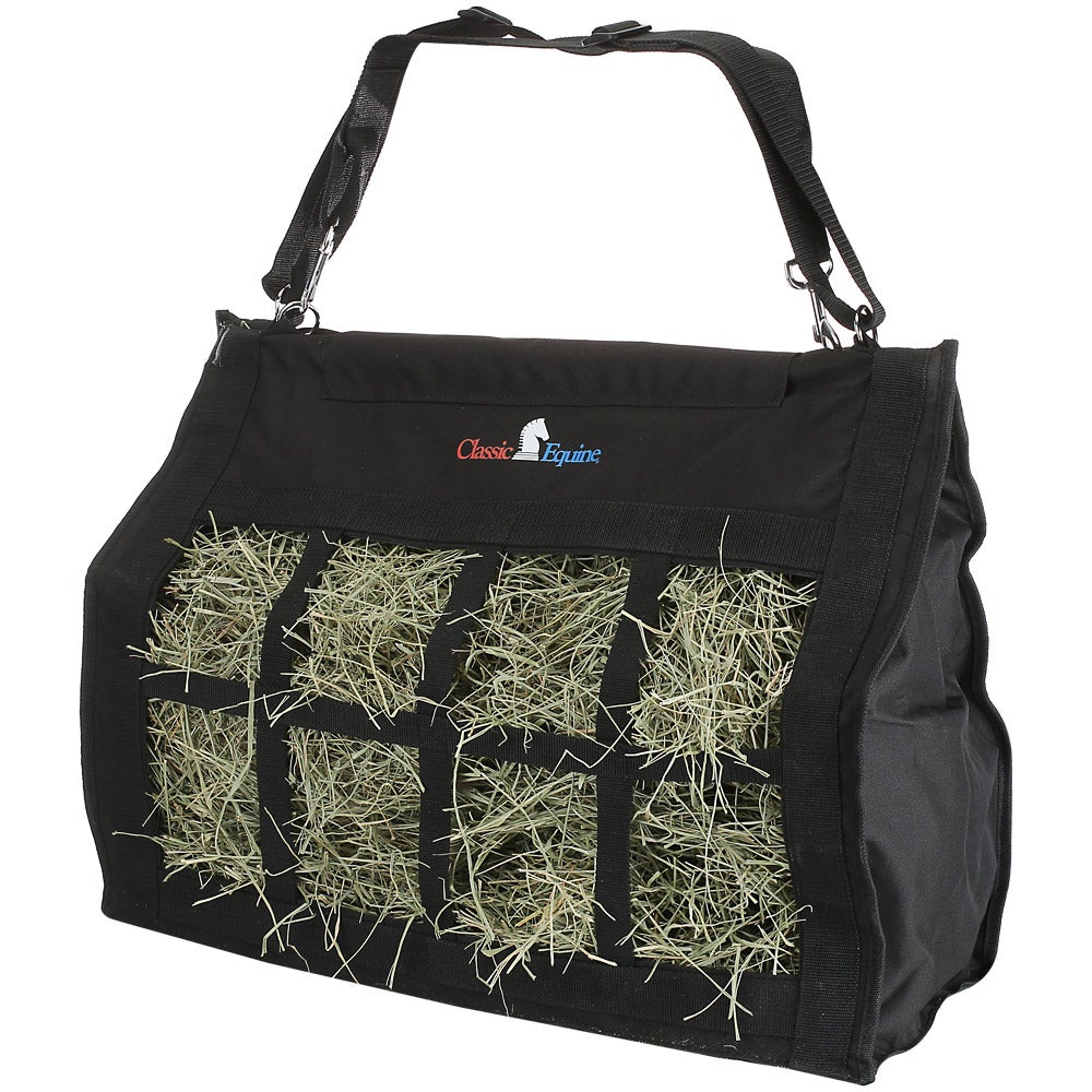 Classic Equine Top Load Hay Bag- Black