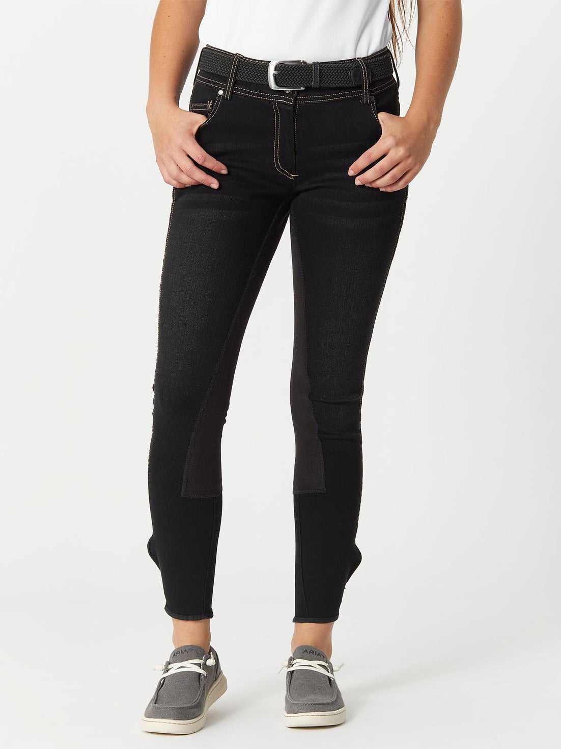 Goode Rider Equestrian Jean Denim Full Seat Breeches Riding Warehouse