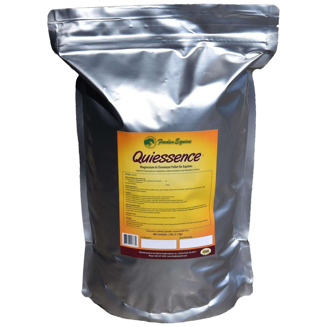 Foxden Quiessence Calming Metabolic Horse Supplement Riding Warehouse