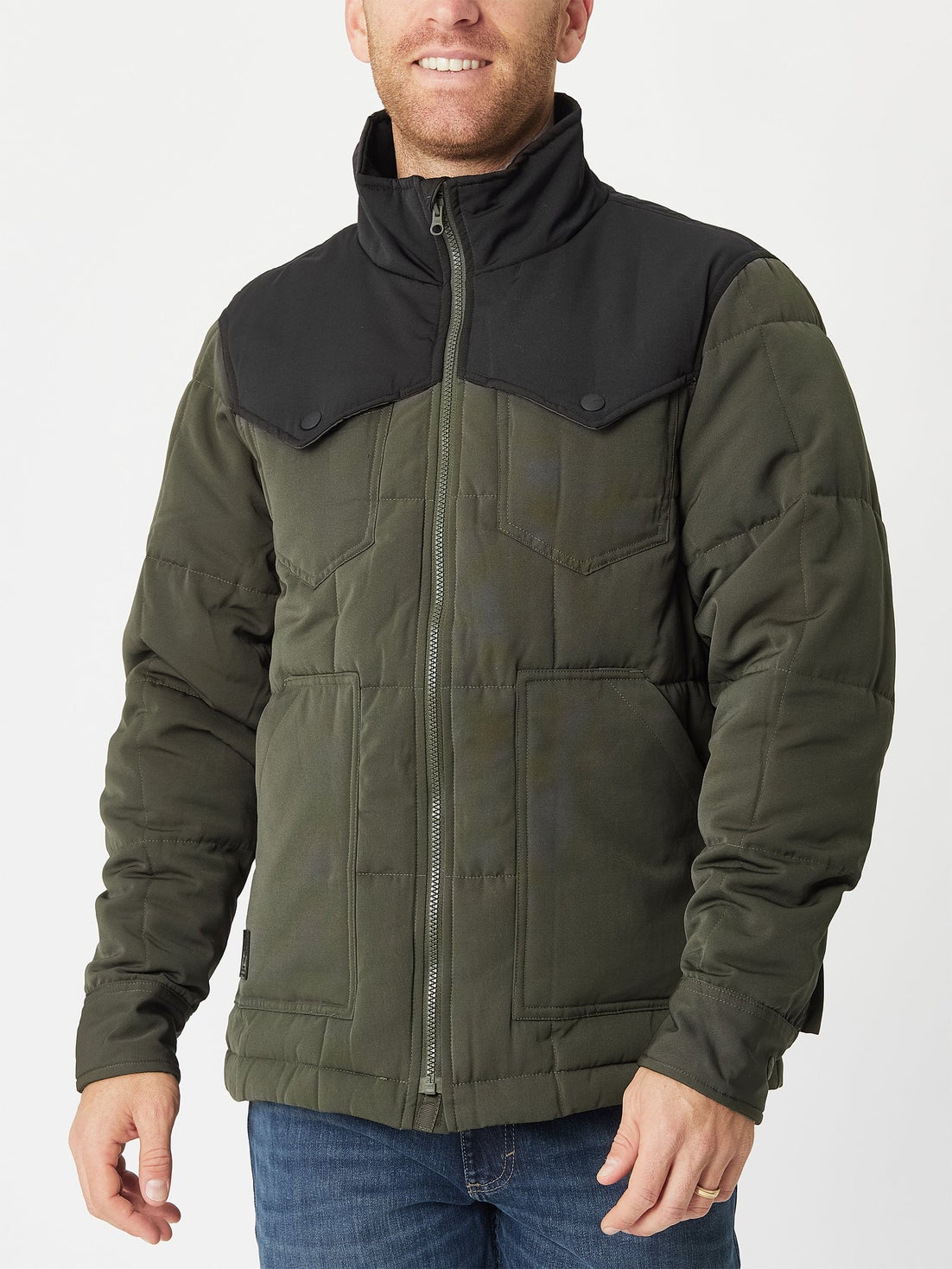 Kimes Ranch Men's Colt Quilted Puffy Jacket Riding Warehouse